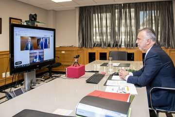 Torres durante su intervención en el foro digital (Foto Acfi Press)