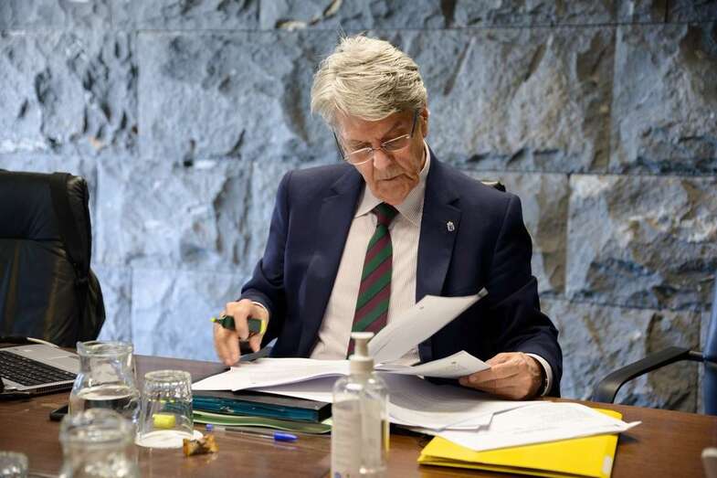 Julio Pérez, consejero de Sanidad y portavoz del Gobierno de Canarias (Foto TA)