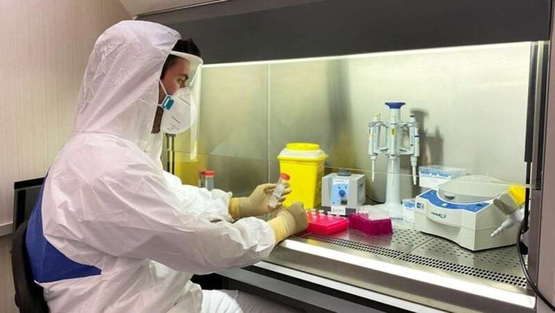 Imagen de archivo de pruebas analíticas de coronavirus (Foto TA)