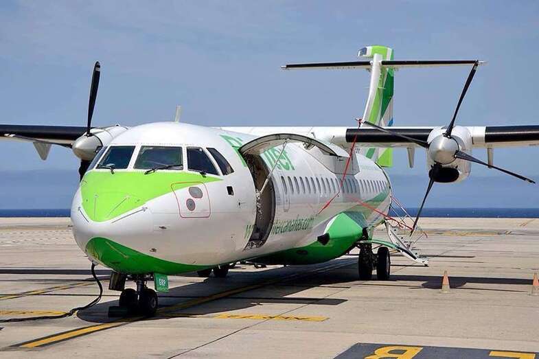 Avión de Binter (Foto TA)