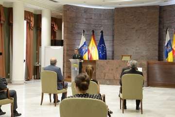 El Gobierno concede el Premio Canarias 2020 a todos los isleños por su responsabilidad durante coronavirus (Foto Acfi Press)