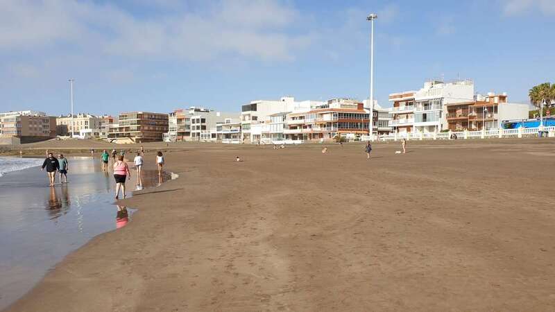 Playa de Salinetas, días atrás (Foto TA)