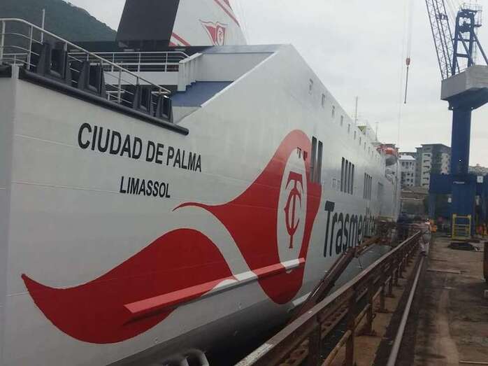 Buque Ciudad de Palma (Foto TA)
