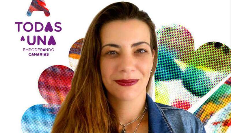 Imagen de archivo de Mari Carmen Martín, de Podemos de Santa Brígida  (Foto TA)