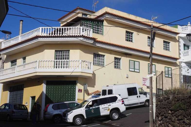 El asesinato se pudo producir el fin de semana en esta casa de la calle Las Tuurcas, en La Corujera, municipio de Santa Úrsula (Foto Diario de Avisos)