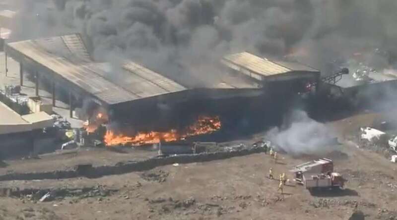 Imagen del incendio/EP.