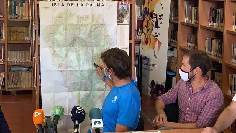 Rueda de prensa sobre el incendio de Garafía/TA.