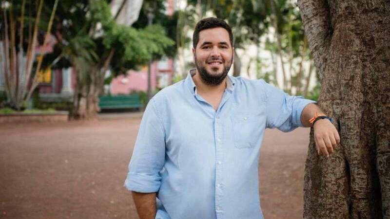 Alejandro Sánchez Cabrera, presidente de Nuevas Generaciones Canarias (Foto Canarias Ahora)