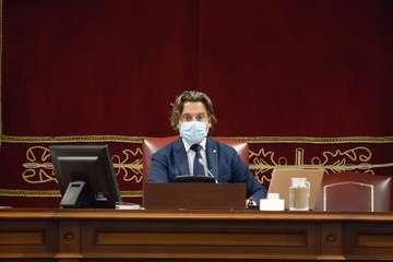 Sesión del Parlamento de Canarias de este martes/Acfi Press.