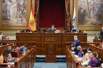 Sesión del Parlamento de Canarias de este martes/Acfi Press.