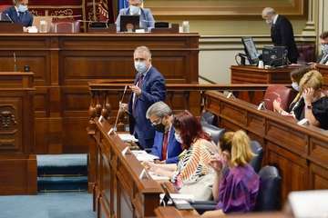 Sesión del Parlamento de Canarias de este martes/Acfi Press.