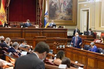 Sesión del Parlamento de Canarias de este martes/Acfi Press.