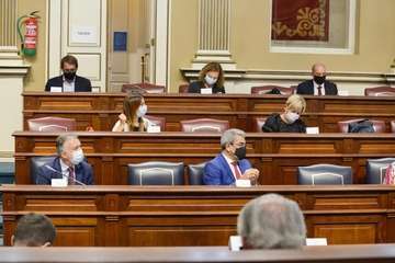 Sesión del Parlamento de Canarias de este martes/Acfi Press.