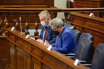 Sesión del Parlamento de Canarias de este martes/Acfi Press.