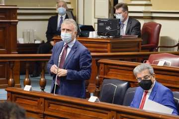 Sesión del Parlamento de Canarias de este martes/Acfi Press.