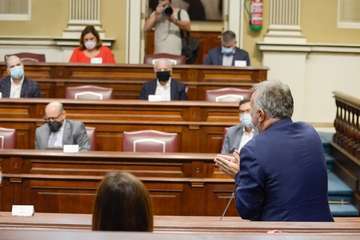Sesión del Parlamento de Canarias de este martes/Acfi Press.