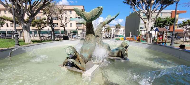 Fuente del parque urbano de Arnao/Jesús Ruiz Mesa.