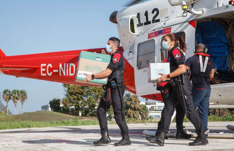 Las primeras vacunas llegan a Gran Canaria/Acfi Press.