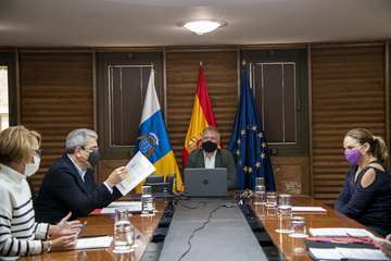 Reunión del Consejo de Gobierno de Canarias de este jueves 7 de enero de 2021/Acfi Press.