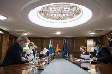 Reunión del Consejo de Gobierno de Canarias de este jueves 7 de enero de 2021/Acfi Press.