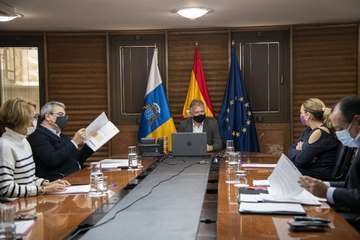 Reunión del Consejo de Gobierno de Canarias de este jueves 7 de enero de 2021/Acfi Press.