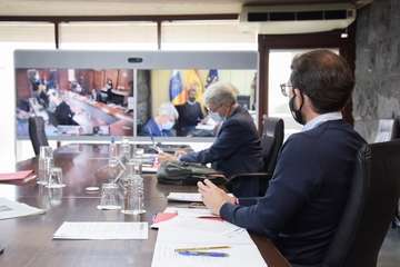 Reunión del Consejo de Gobierno de Canarias de este jueves 7 de enero de 2021/Acfi Press.