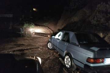 El paso de la tormenta Filomena por Canarias ha dejado en los últimos días numerosas incidencias, principalmente, en las carreteras/TA.