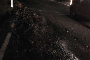 El paso de la tormenta Filomena por Canarias ha dejado en los últimos días numerosas incidencias, principalmente, en las carreteras/TA.