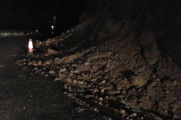 El paso de la tormenta Filomena por Canarias ha dejado en los últimos días numerosas incidencias, principalmente, en las carreteras/TA.