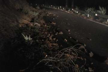 El paso de la tormenta Filomena por Canarias ha dejado en los últimos días numerosas incidencias, principalmente, en las carreteras/TA.