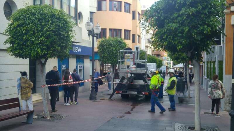 Zona comercial de Los Llanos/TA.