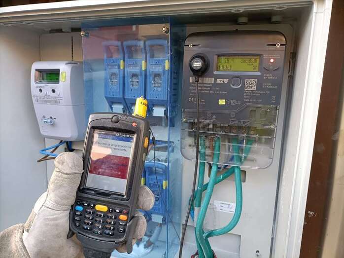 Imagen de archivo de un contador eléctrico / TA