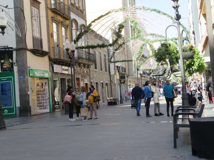 Calle Mayor de Triana en Las Palmas de Gran Canaria/TA.