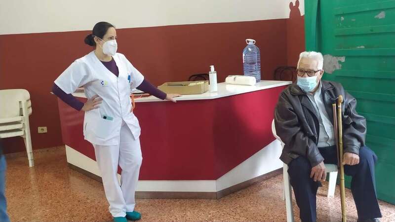 Vacunación en Lomo Magullo, Telde/TA.