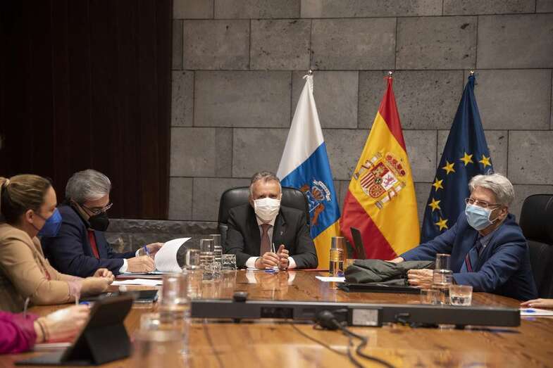 Reunión del Consejo de Gobierno de Canarias de este jueves/TA.