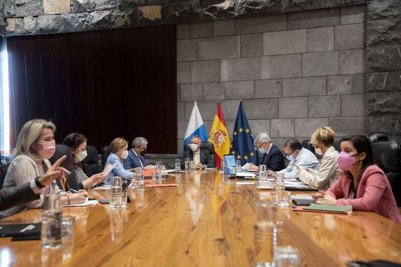 Reunión de este jueves del Consejo de Gobierno de Canarias/TA.