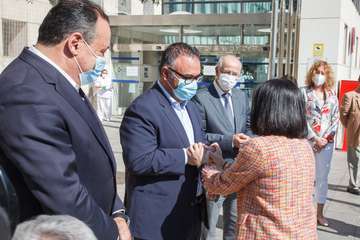 La ministra de Sanidad visita el Hospital Universitario Insular de Gran Canaria/Acfi Press.