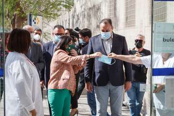 La ministra de Sanidad visita el Hospital Universitario Insular de Gran Canaria/Acfi Press.