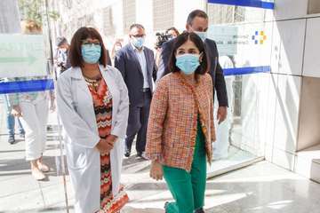 La ministra de Sanidad visita el Hospital Universitario Insular de Gran Canaria/Acfi Press.