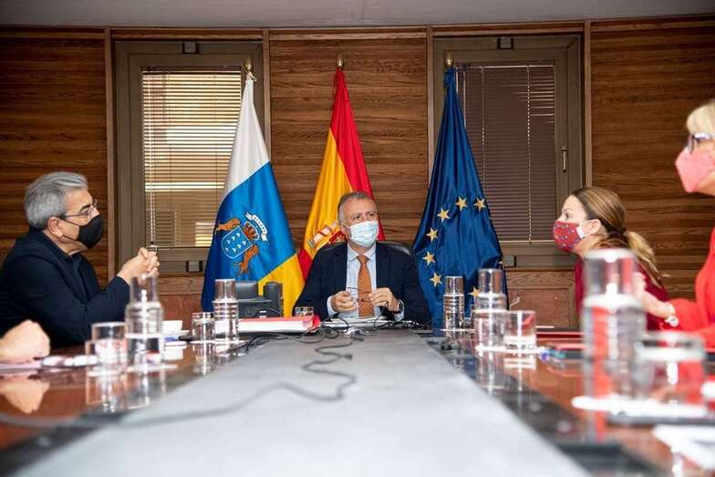 Imagen de archivo de una reunión reciente del Gobierno de Canarias/(TA.