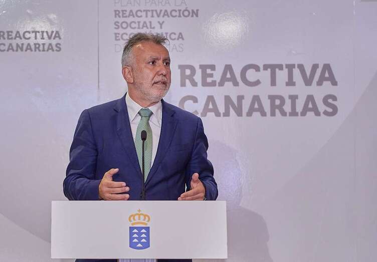 El presidente de Canarias, Ángel Víctor Torres, tras la Junta de Seguridad/Acfi Press.