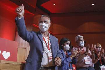 Ángel Víctor Torres anuncia su candidatura a la reelección como secretario general del PSOE canario/Acfi Press.