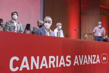 Ángel Víctor Torres anuncia su candidatura a la reelección como secretario general del PSOE canario/Acfi Press.