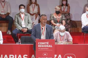Ángel Víctor Torres anuncia su candidatura a la reelección como secretario general del PSOE canario/Acfi Press.