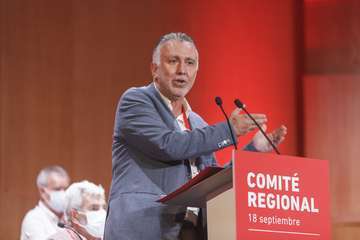 Ángel Víctor Torres anuncia su candidatura a la reelección como secretario general del PSOE canario/Acfi Press.