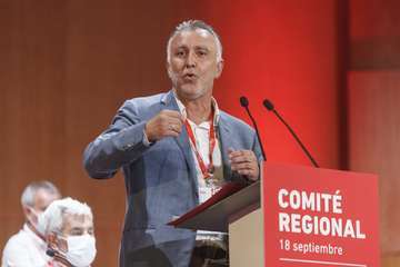 Ángel Víctor Torres anuncia su candidatura a la reelección como secretario general del PSOE canario/Acfi Press.