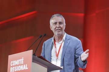 Ángel Víctor Torres anuncia su candidatura a la reelección como secretario general del PSOE canario/Acfi Press.