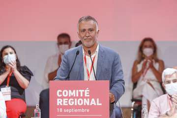 Ángel Víctor Torres anuncia su candidatura a la reelección como secretario general del PSOE canario/Acfi Press.