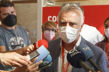 Ángel Víctor Torres anuncia su candidatura a la reelección como secretario general del PSOE canario/Acfi Press.