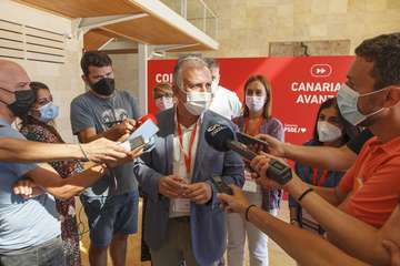 Ángel Víctor Torres anuncia su candidatura a la reelección como secretario general del PSOE canario/Acfi Press.